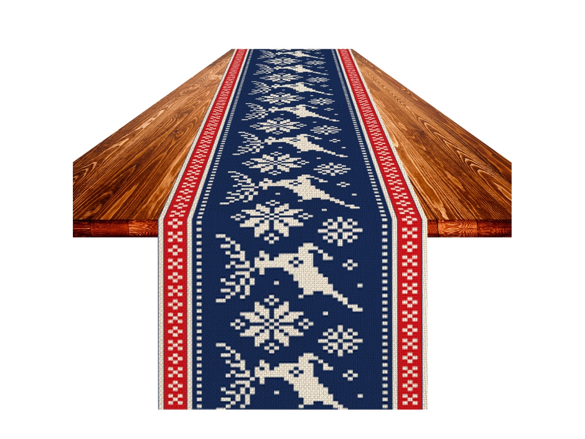 Decoração de Mesa de Natal de Inverno Decoração para Festa Familiar em Ambientes Internos e Externos NEVEANCE