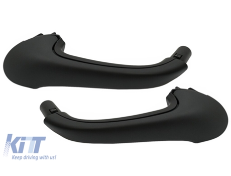 Conjunto de Maçanetas Internas das Portas Dianteiras KITT Adequado para Mercedes Classe C W203 S203 '20002007' Preto