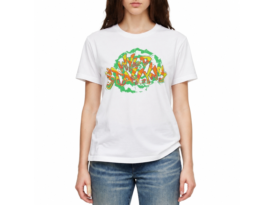 Rockinstone Bill And Ted Willin Out White Adult T-shirt Size:xxl