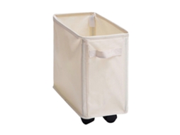 Cesto De Roupa Suja Fino Com Rodas, Grande Capacidade, Resistente, Dobrável, Para Roupas Sujas