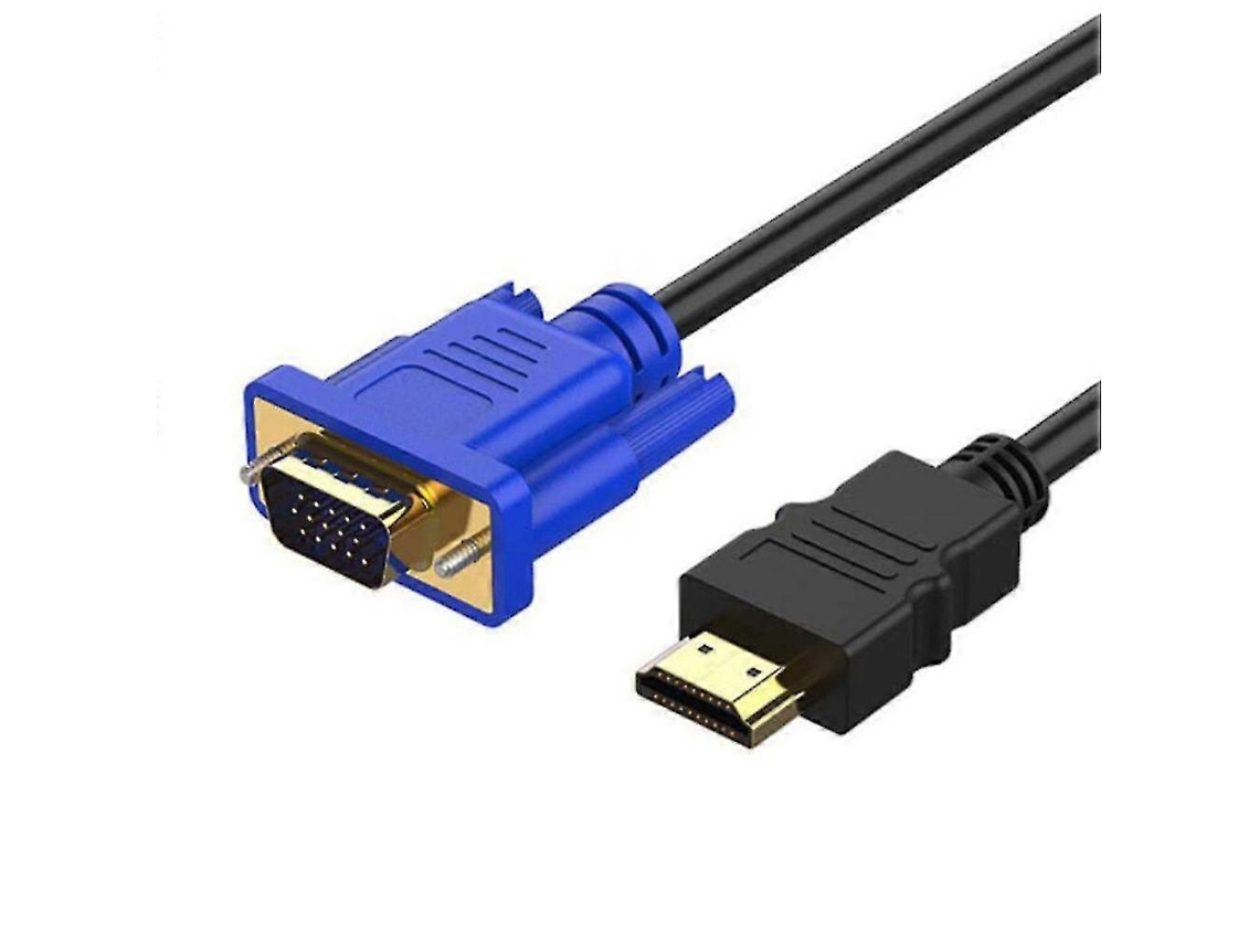 Lurelia Cabo Hdmi Para Vga De 1,8 M Para Conexão De Vídeo Do Host
