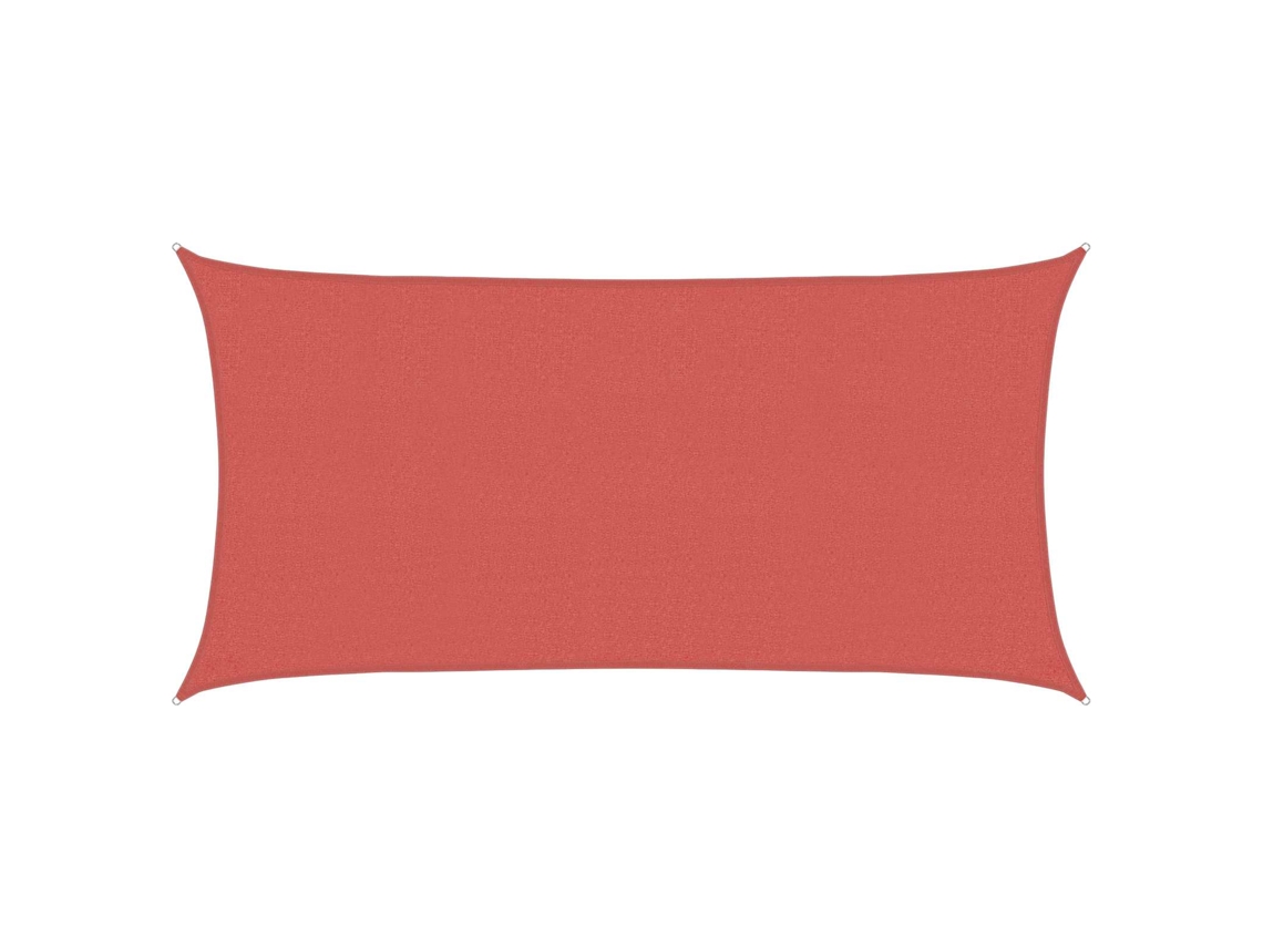 Vidaxl Vela De Sombra 2 X 6 M Hdpe Retangular Terracota