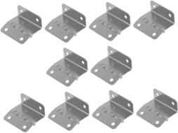 Para Caixas (10 De Metal Com Quatro Furos Tampas Joias, Firme