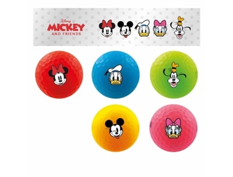 Conjunto de 5 Bolas de Golfe VOLVIK Disney TU