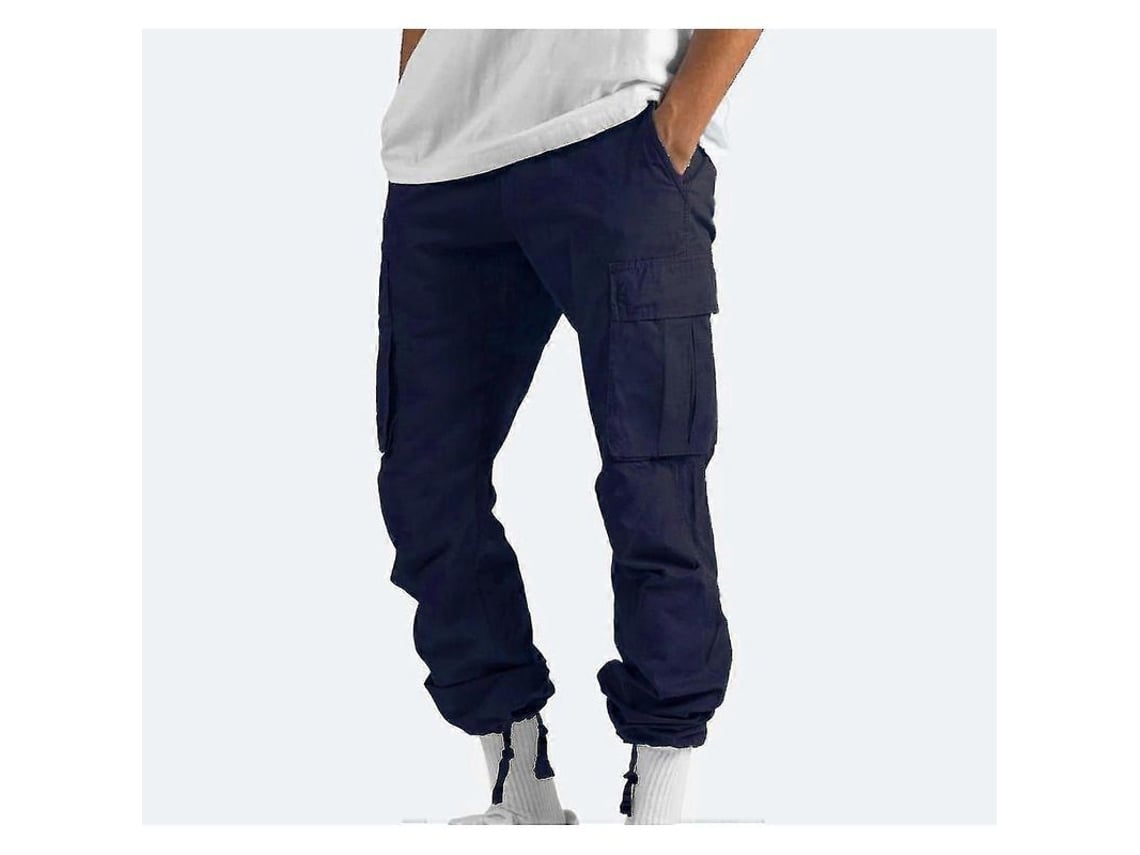 2026 pantalones Cargo Casual para Hombre Con Multiples Bolsillos de Traje Recto para Actividades Al Aire Libre Y Fitness
