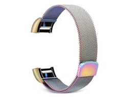 Lurelia Pulseira De Aço Inoxidável, Compatível Com Smartwatch Fitbit Charge 2, Design Versátil