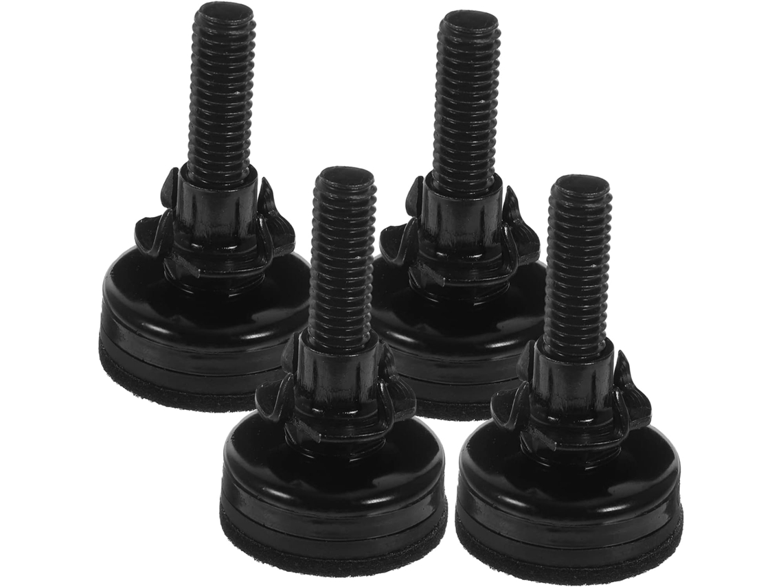 Shineofi Conjunto De 4 Pés Niveladores Ajustáveis Para Móveis, Extensores De Rosca Para Pés Cadeiras E Mesas