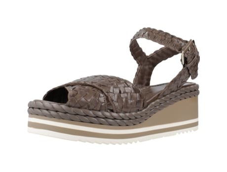 Sapatos de Mulher PONS QUINTANA Padova Tecido Castanho (38)