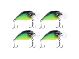 Isca Artificial Minnow Crank Rock 4pcs