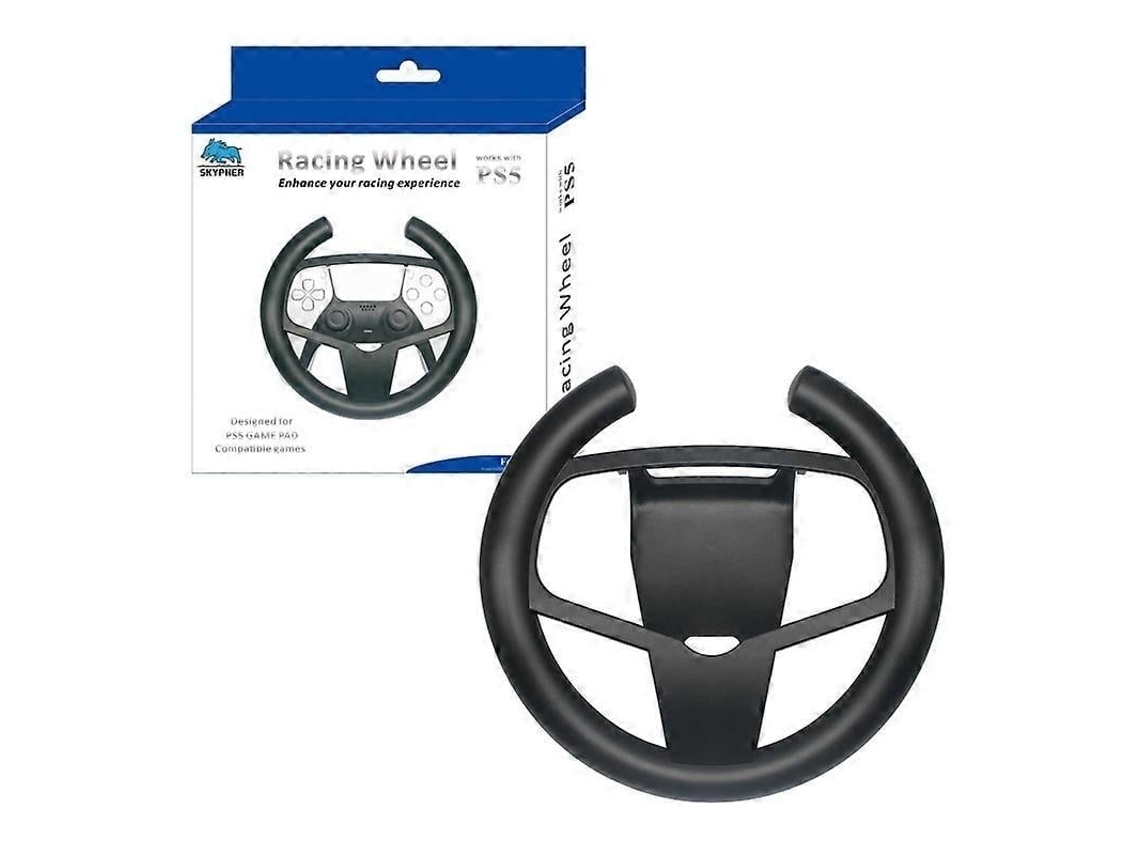 Volante Gaming Lurelia 2cm, Compatível Com Ps5, Ligação Usb, Em Aço, Preto