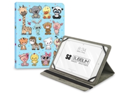 Capa SUBBLIM Trendy Case Animals para Tablet Universal 11'' (Multicores)