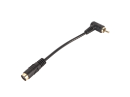 Aetheria cabo Fêmea de Vídeo 4 Pin para Macho Rca 90 Graus Plug And Play Adaptador para Pc Tv