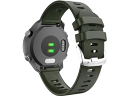 Pulseira de Compatível com Forerunner 20 Mm Silicone Durável Confortável Perfeita Casual Formal Esportivo