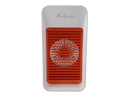 Ventilador de Mesa Silencioso com Spray Cor Branco Laranja
