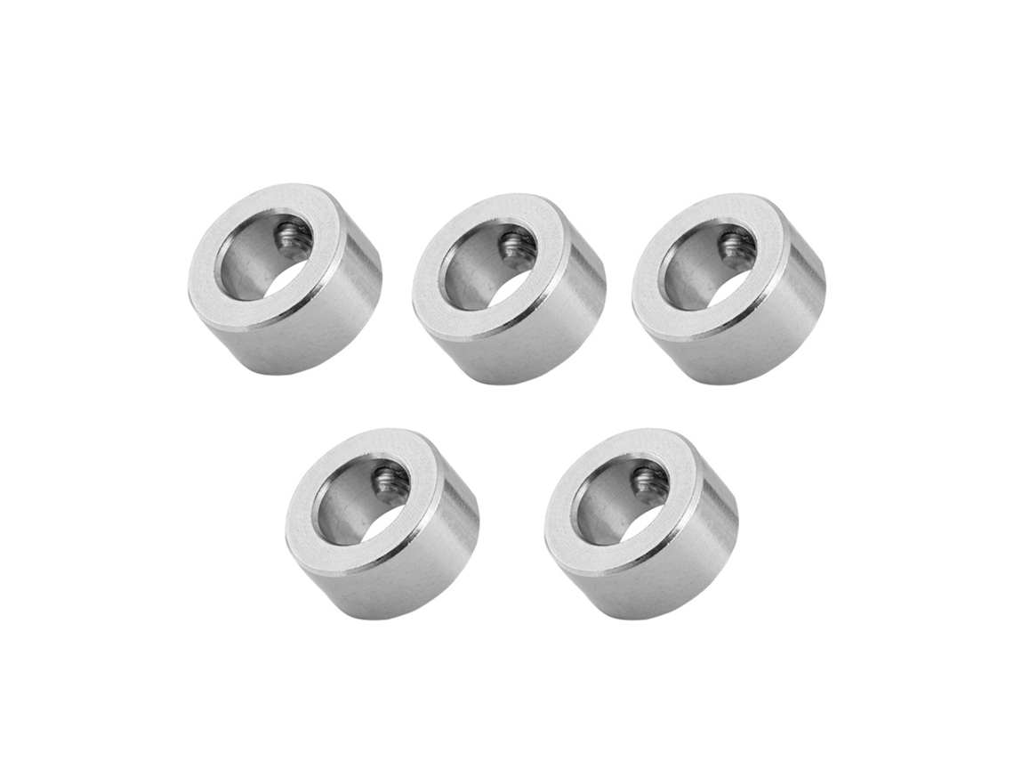 5 Peças Colar De Bloqueio Para Eixo 8mm Anel De Bloqueio Para Porca De Avanço Ferro Niquelado Para Impressora 3d