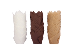 Formas Para Muffins, 150 Unidades De Forminhas Papel Em Formato Tulipa.