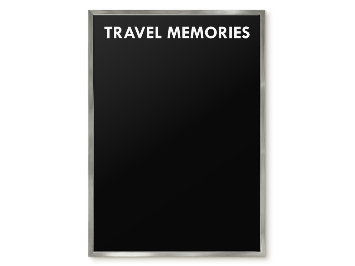 Magnetic Glass Board Travel Memories For The Hall Espelharte (50x70 Cm)