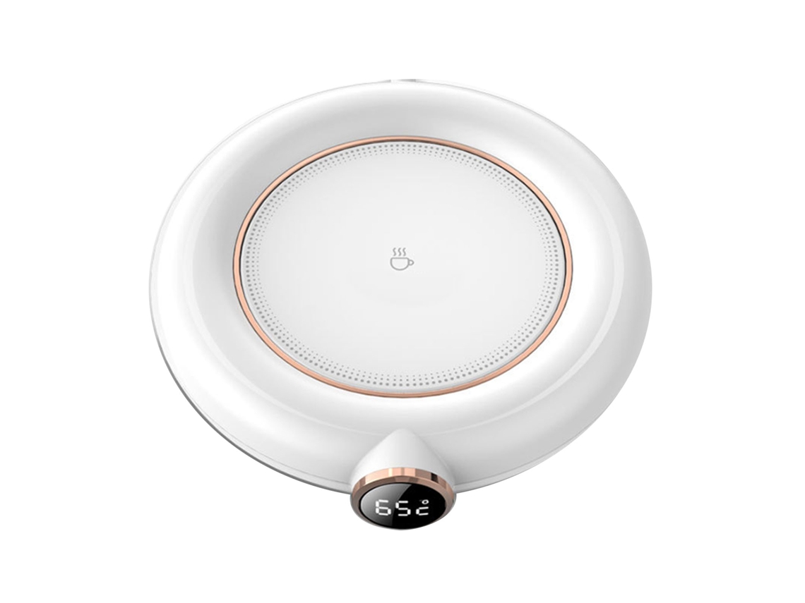 Toalha aquecedora de copo usb com 3 níveis de temperatura base antiderrapante para mesa de escritório | S/MARCA