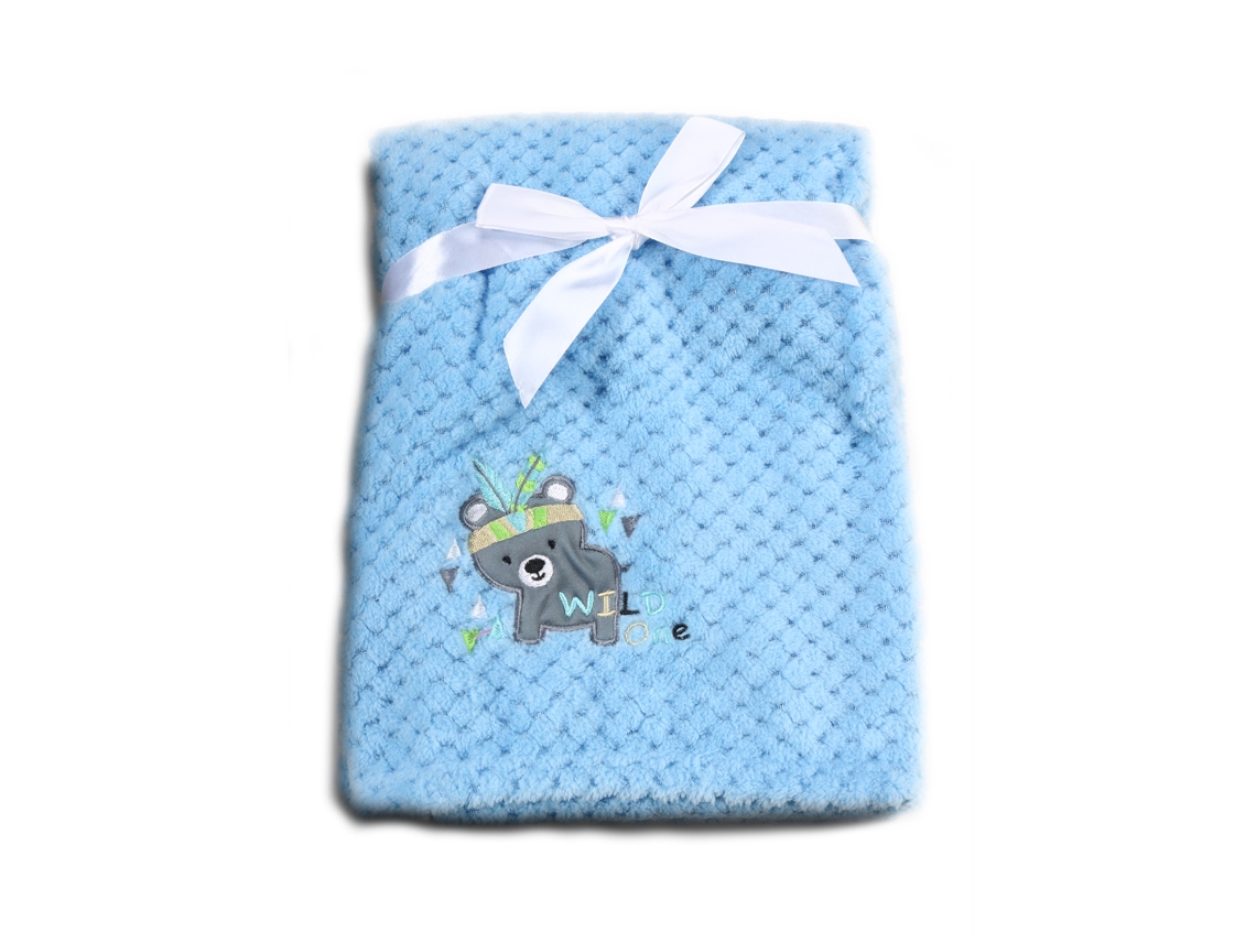 Manta De Bebê Freya Azul Cangaroo Cangaroo