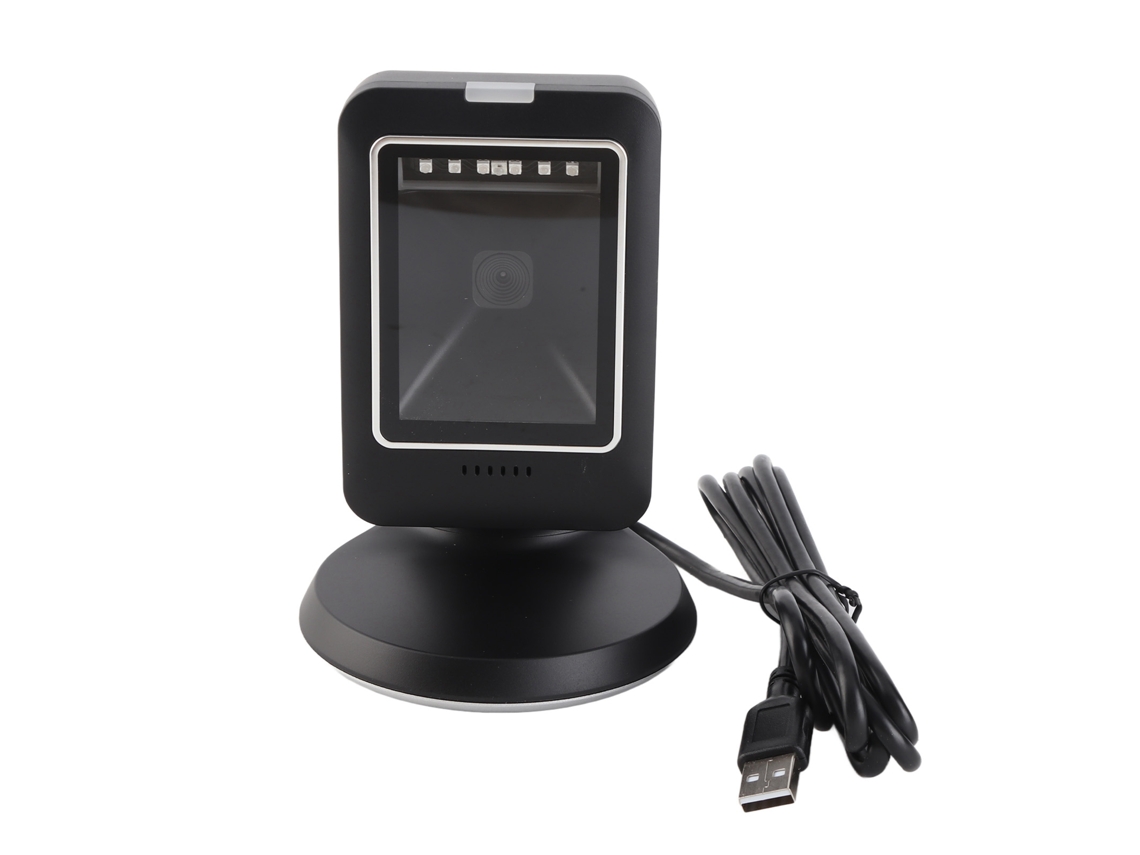 Escáner De Códigos De Barras 2d Sin Manos Omnidireccional Usb Para Tiendas Y Supermercados