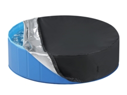 Capa Para Piscina De Cachorro 210cm, Impermeável, Resistente A Abrasão, Dobrável E Proteção Uv 210cmx30 Btforus