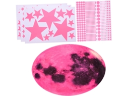 Adesivo Luminoso De Unicórnio, Estrela E Lua, Decoração Fosforescente Para Teto E Parede, Conjunto D Gokoco