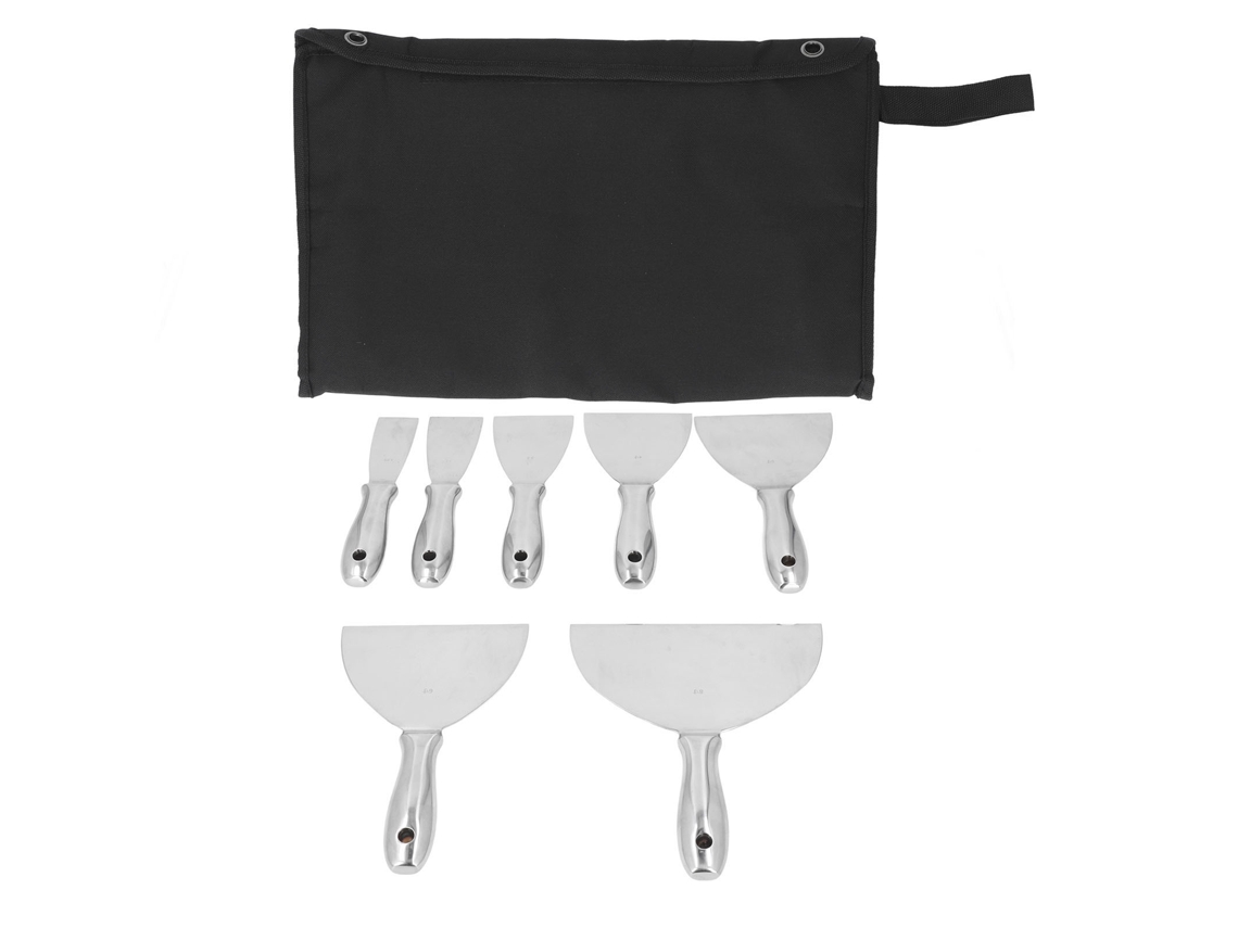7pcs Conjunto de Espátulas Aço Inoxidável | S/MARCA