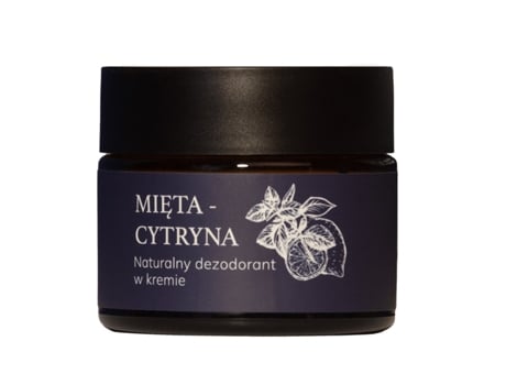 Mint Lemon Freshness Cream Deodorant, 50ml Natural Odor Protection Mglife