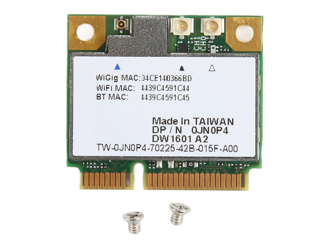 Placa De Rede Sem Fio Wifi Mini Pcie De Banda Dupla 2.4ghz 5ghz Dw1601 Qca9005