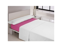 Lençol de baixo ajustável HAPPY HOME MIX COLORS (Cereja - 50 % algodão - Solteiro)