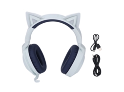 Fones de Ouvido Gamer LAXISCREED Bluetooth 5.4 Led
