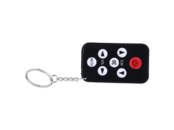 Controle Remoto Mini Tv Laxiscreed Com 7 Botões Para Volume, Canal E Power