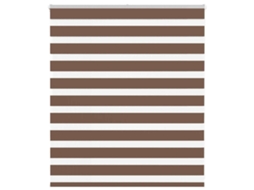 Vidaxl Cortina De Zebra 120x100 Cm Largura Do Tecido 115,9cm Poliéster
