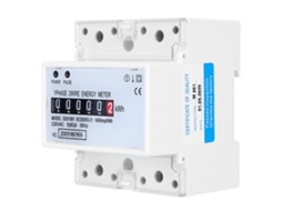 Laxiscreed Medidor Eléctrico Monofásico Dds1891 De Alta Precisão Com Ecrã Lcd 4p
