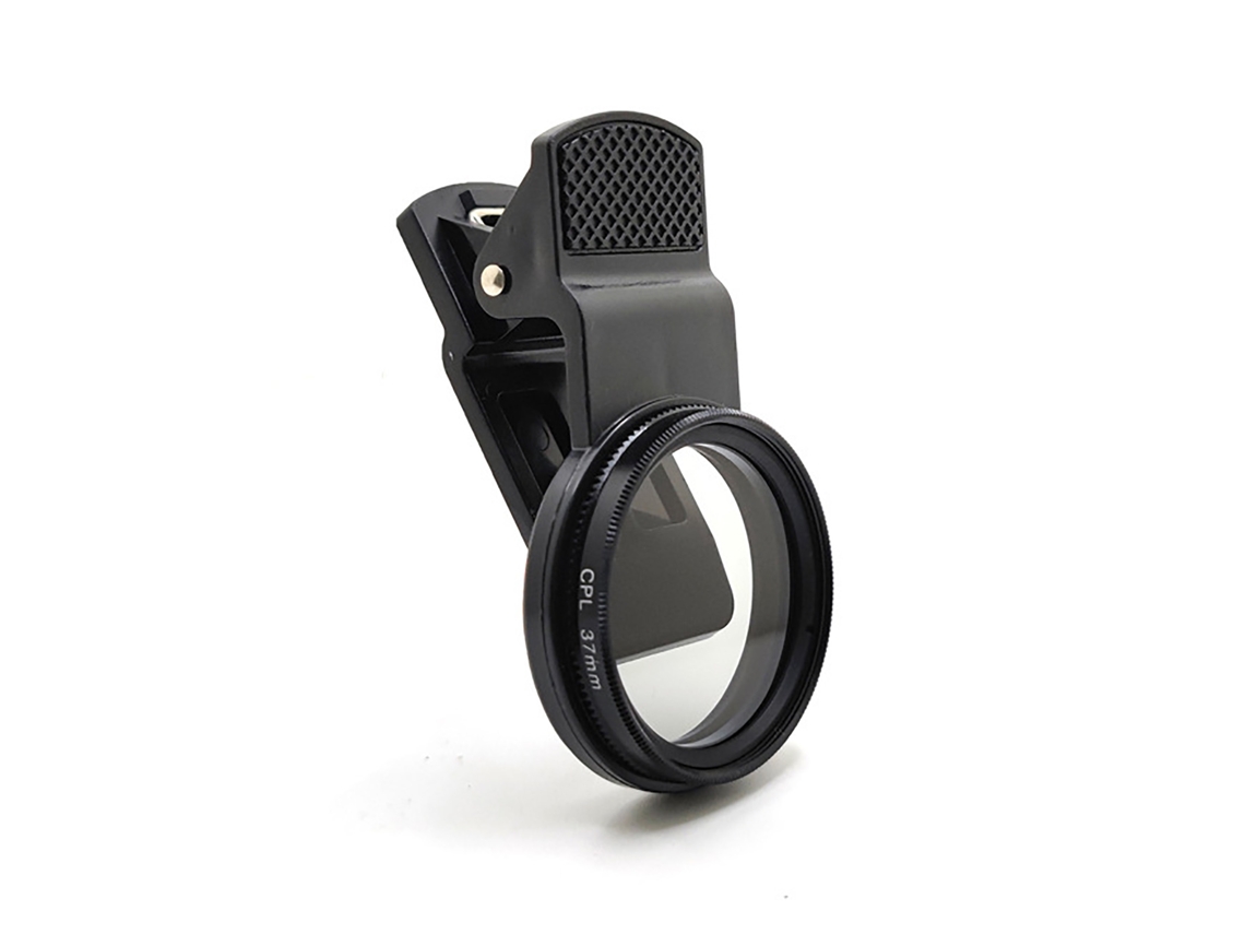 2026 polarizador Circular para Móvil Universal Clip On Filtro 37mm