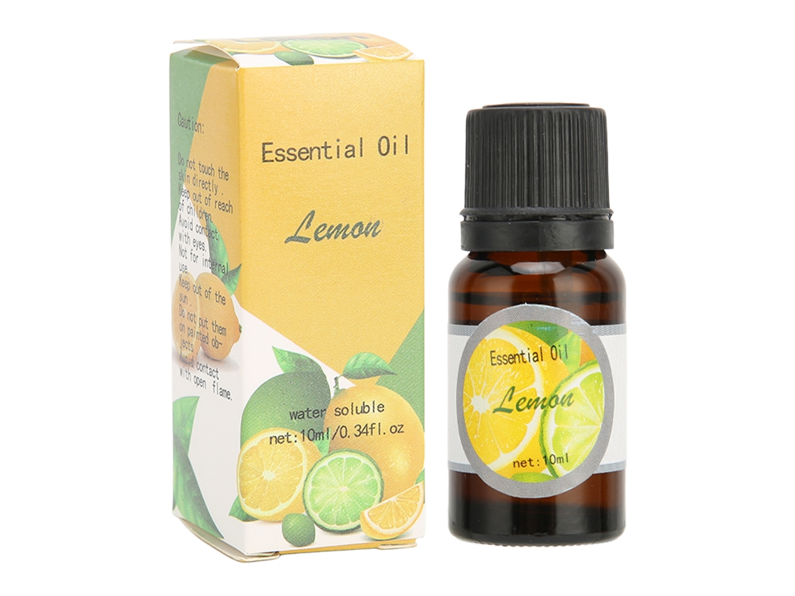 Óleo Essencial De Limão 10ml Para Difusor Aromático, Fragrância Para Casa