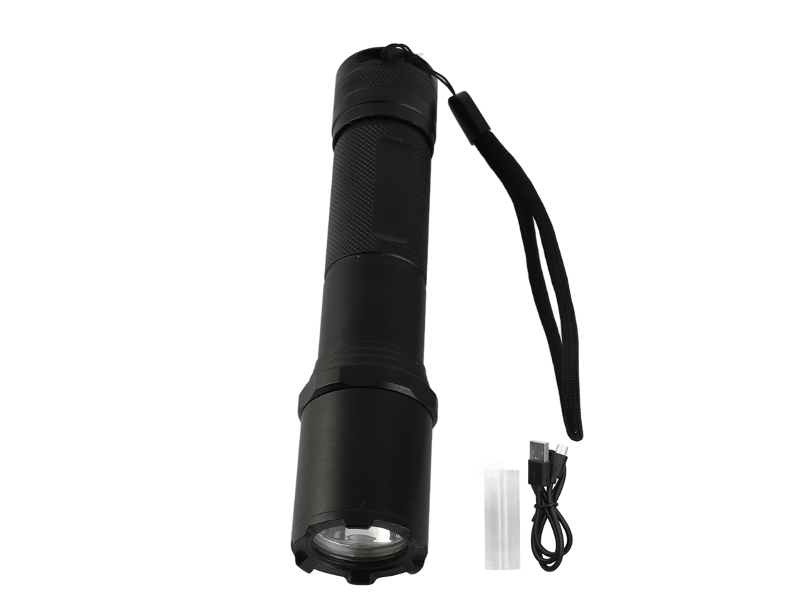 2026 lanternas Led Super Brillantes Recargables Via Usb com 3 Modos de Iluminação, Zoom Ajustável e Resistência À Água Ip45 para Camping