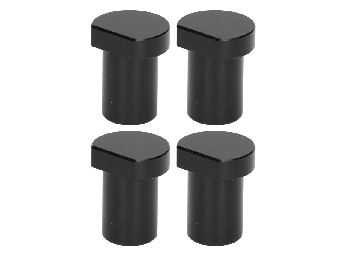 4pcs Blocos Limitadores Bancada De Marcenaria Pinos De Travamento 20mm Diametro Preto