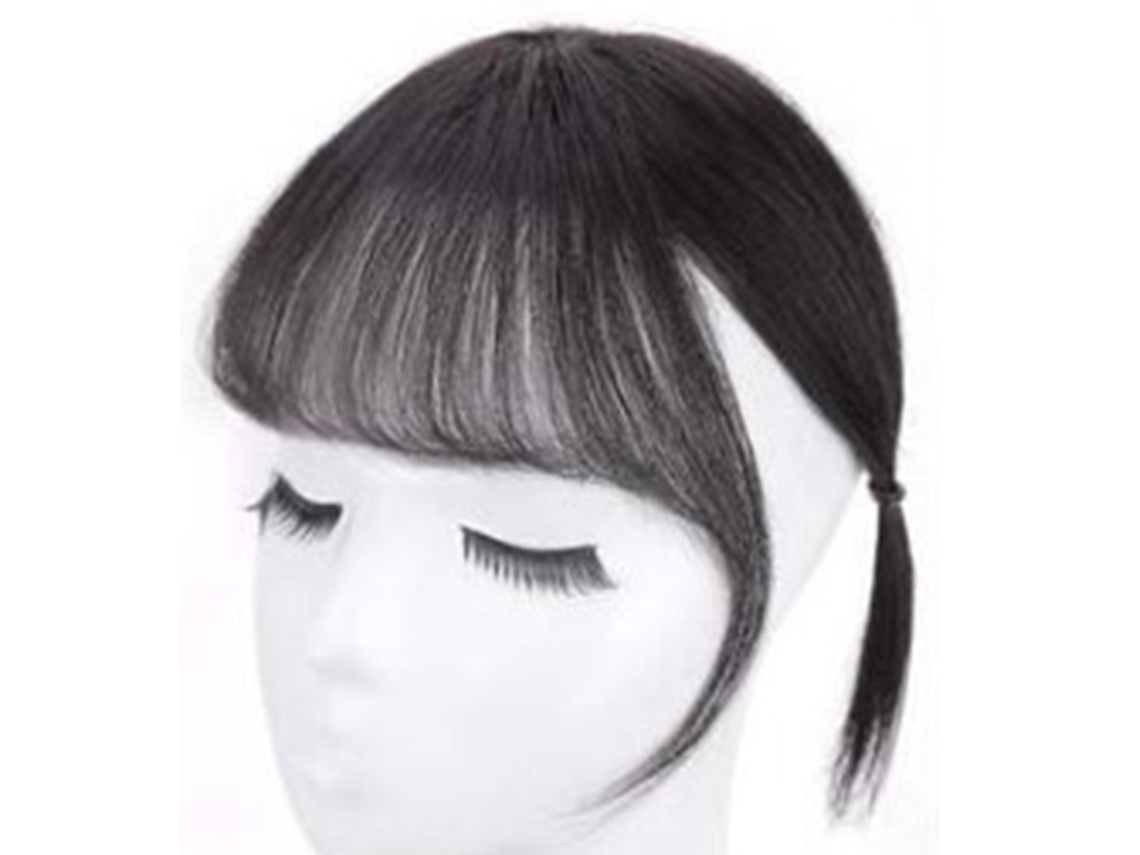 2026 extensão de Cabelo com Clip para Franja Aérea para Mulher e Menina, Penteado Diário, Encontro, Cor Ordinária
