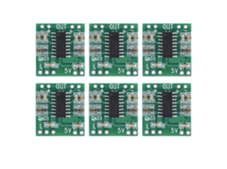 6 Peças Módulo Amplificador de Áudio Digital Tipo D 3w+3w Canal Dual 2.5v 5.5v Pequeno Super