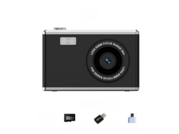 Câmara Digital Tela Ips De 2,4 Polegadas Com Foco Automático (preto - Cartão De 32 Gb) Cuich