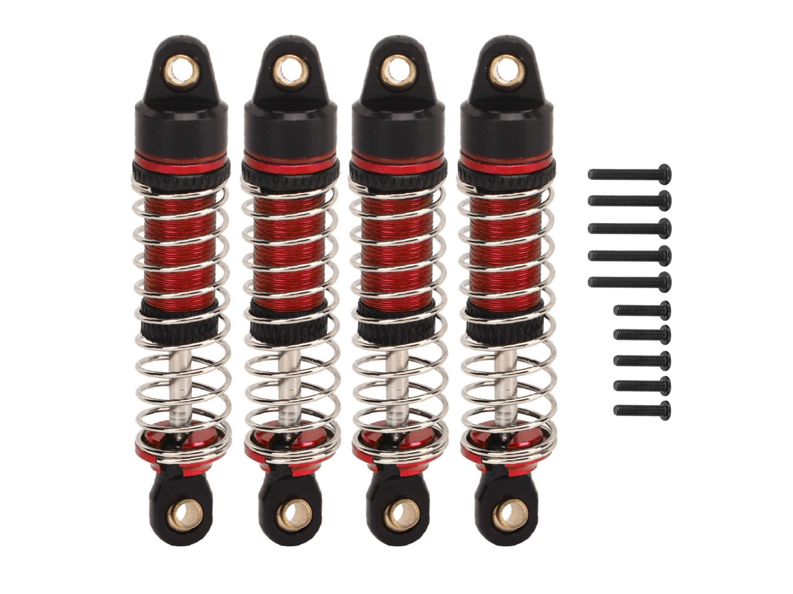 Mali 4pcs Amortecedores de Rc em Liga de Alumínio para Carros Traxxas 1/18 Peças de Upgrade