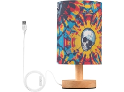 Luminária De Mesa Mnsruu Para Quarto E Sala Estar, Luminária De Cabeceira Espiral Com Portas Carregamento Usb