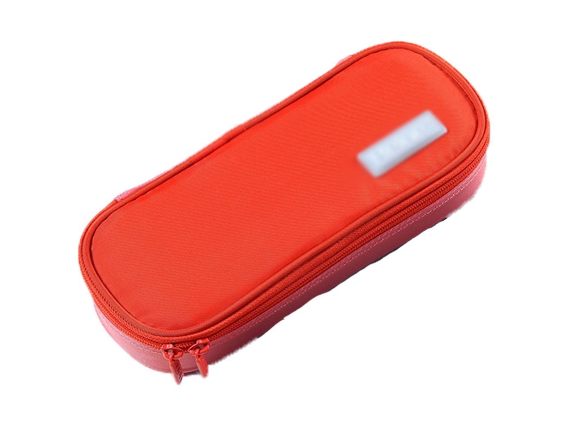 Estojo para Lápis, Grande Capacidade, Resistente, Laranja AQUAFORGE