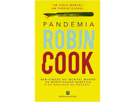 Livro Pandemia de Robin Cook (Português)