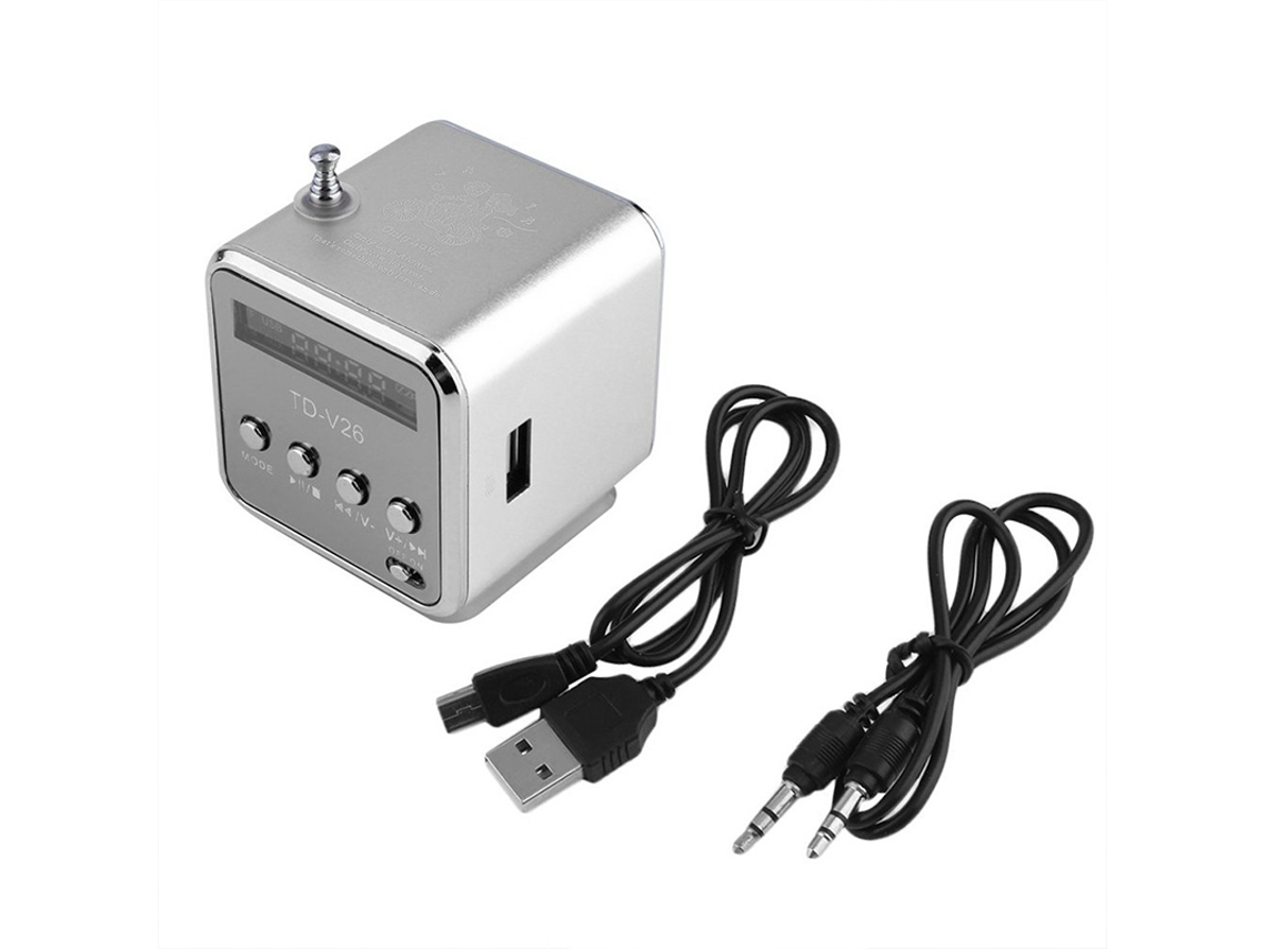 Caixa de Som Usb Mini LAXISCREED com Cartão e Baixo