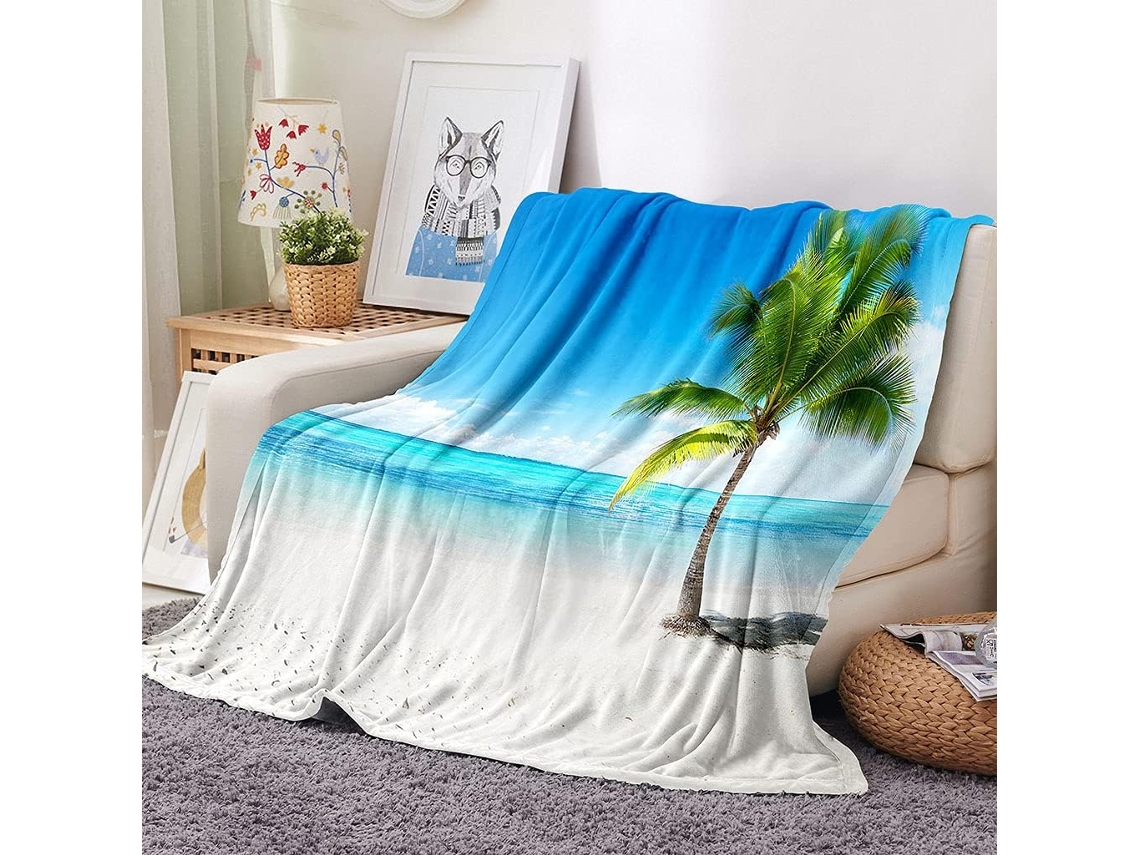 Manta de Flanela 3d Fansu Quente e Macia Microfibra para o Inverno Ideal Cama Ou Sofá Adequada Adultos Criança