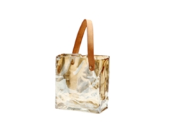 Vaso De Vidro Colorido Artesanal Para Bolsa E Peixe