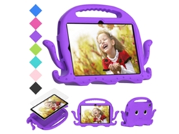 Capa híbrida de EVA à prova de choque estilo polvo da Webake com alça para tablet