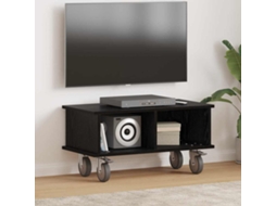 Vidaxl Suporte Para Tv Carvalho Preto 68,5 X 35 X 35 Cm